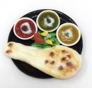 食品サンプル屋さんのデコシール(デコ・グルメ)　ナンカレー3種